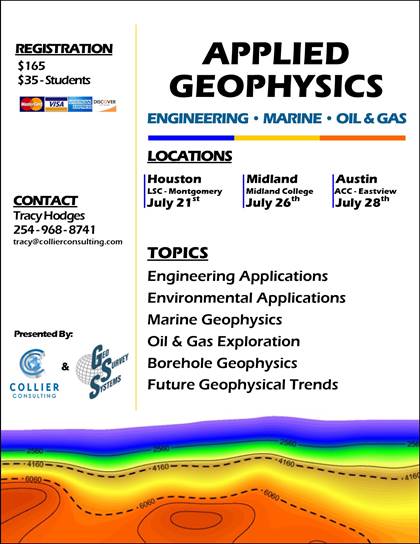 Applied Geophysics Seminar graphic